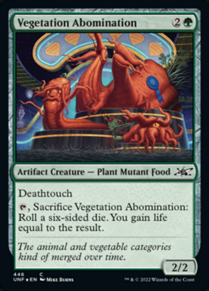 Vegetation Abomination (Galaxy Foil) [Unfinity] | Kessel Run Games Inc. 