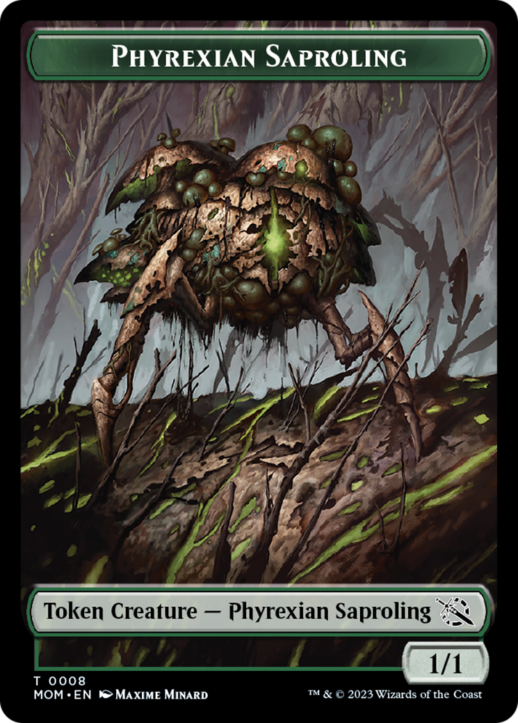 Phyrexian Saproling Token [March of the Machine Tokens] | Kessel Run Games Inc. 