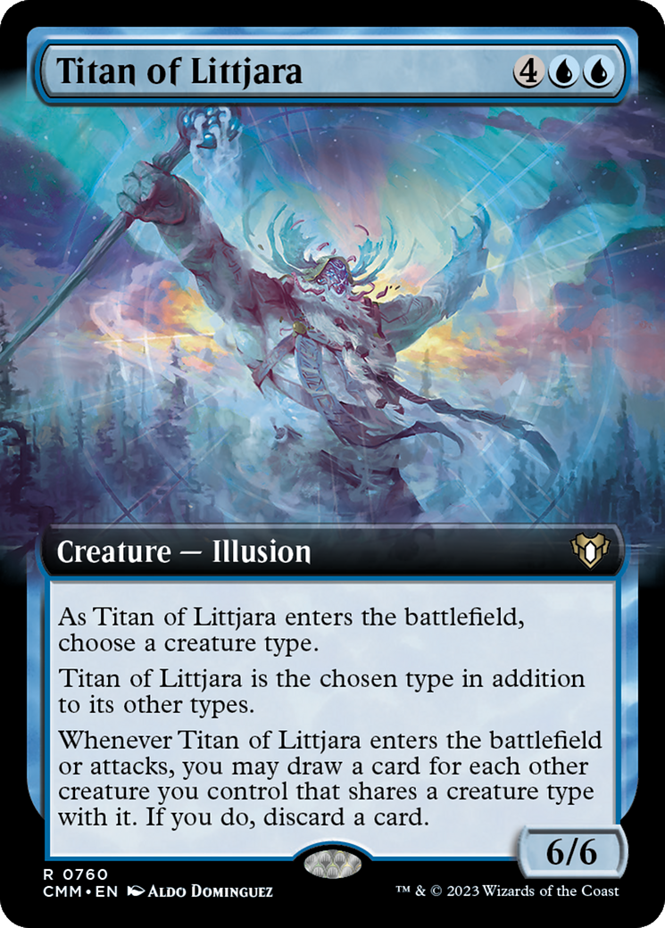 Titan of Littjara (Extended Art) [Commander Masters] | Kessel Run Games Inc. 