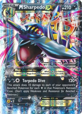 M Sharpedo EX (XY200) (Jumbo Card) [XY: Black Star Promos] | Kessel Run Games Inc. 