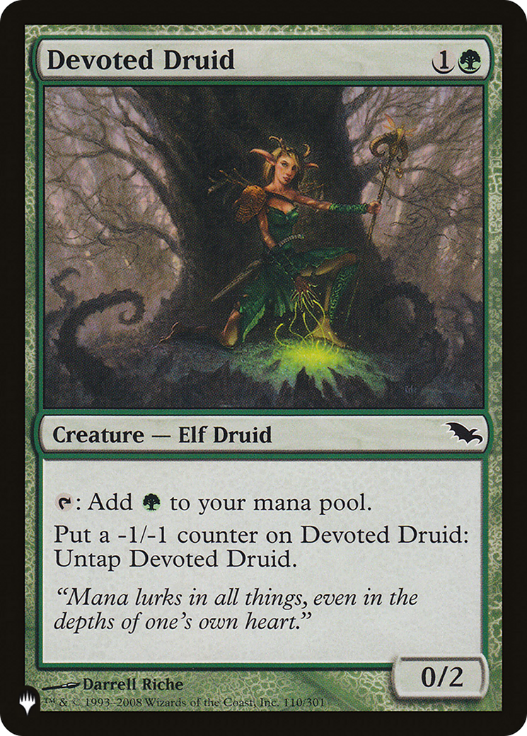 Devoted Druid (SHM) [The List Reprints] | Kessel Run Games Inc. 