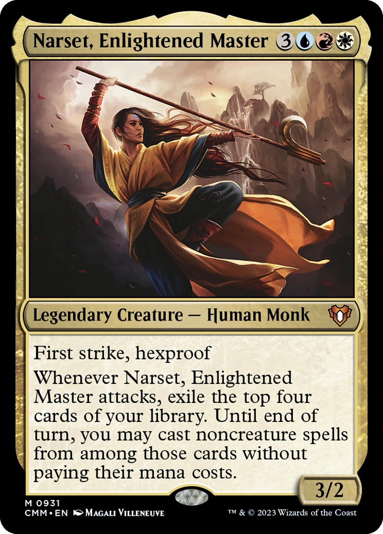 Narset, Enlightened Master [Commander Masters] | Kessel Run Games Inc. 