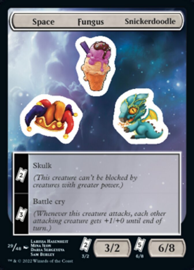 Space Fungus Snickerdoodle [Unfinity Stickers] | Kessel Run Games Inc. 