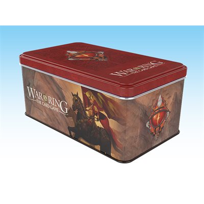War Of The Ring: The Card Game: Shadow Card Box and Sleeves (Red Bannerman) | Kessel Run Games Inc. 