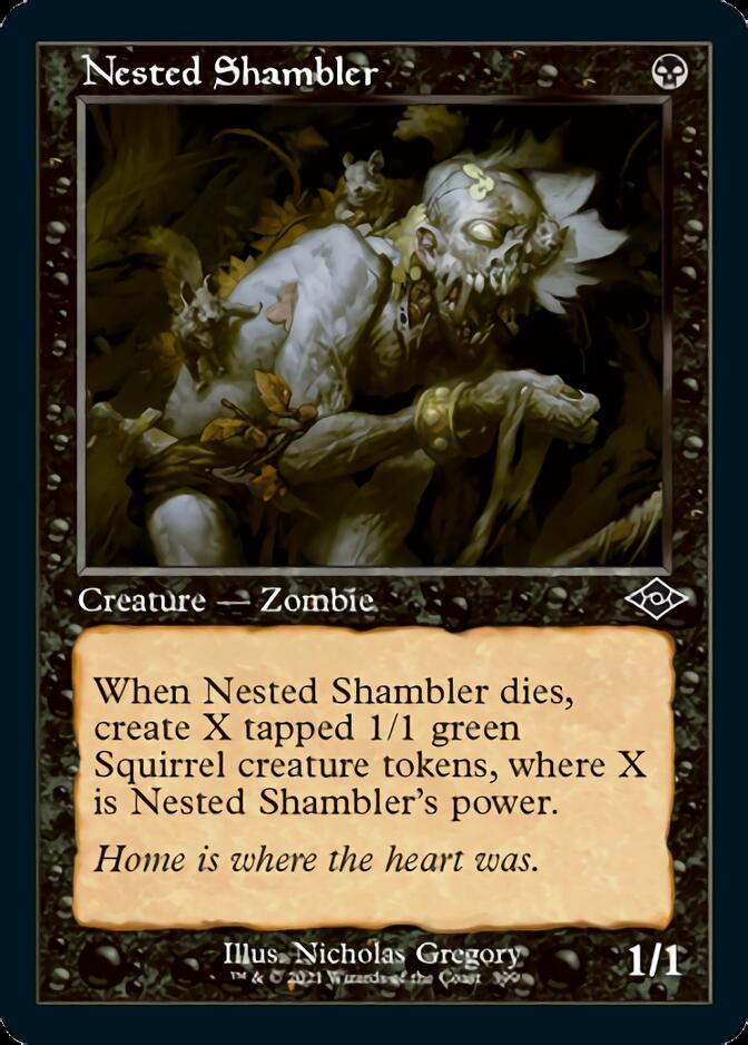 Nested Shambler (Retro Foil Etched) [Modern Horizons 2] | Kessel Run Games Inc. 