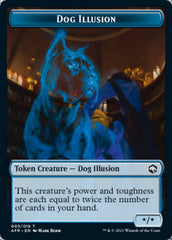 Dog Illusion // Boo Double-Sided Token [Dungeons & Dragons: Adventures in the Forgotten Realms Tokens] | Kessel Run Games Inc. 