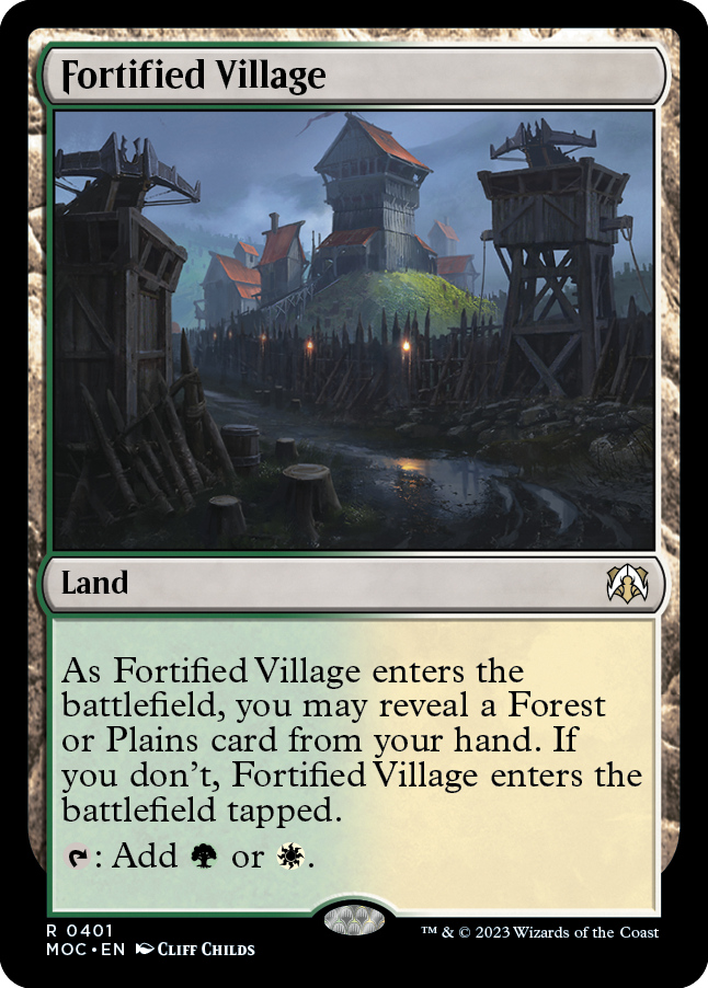 Fortified Village [March of the Machine Commander] | Kessel Run Games Inc. 