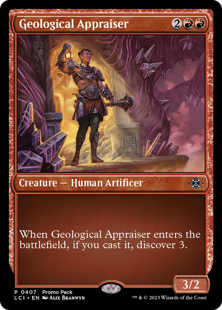 Geological Appraiser [The Lost Caverns of Ixalan Promos] | Kessel Run Games Inc. 