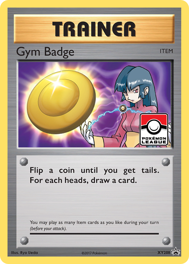 Gym Badge (XY208) (Sabrina) [XY: Black Star Promos] | Kessel Run Games Inc. 