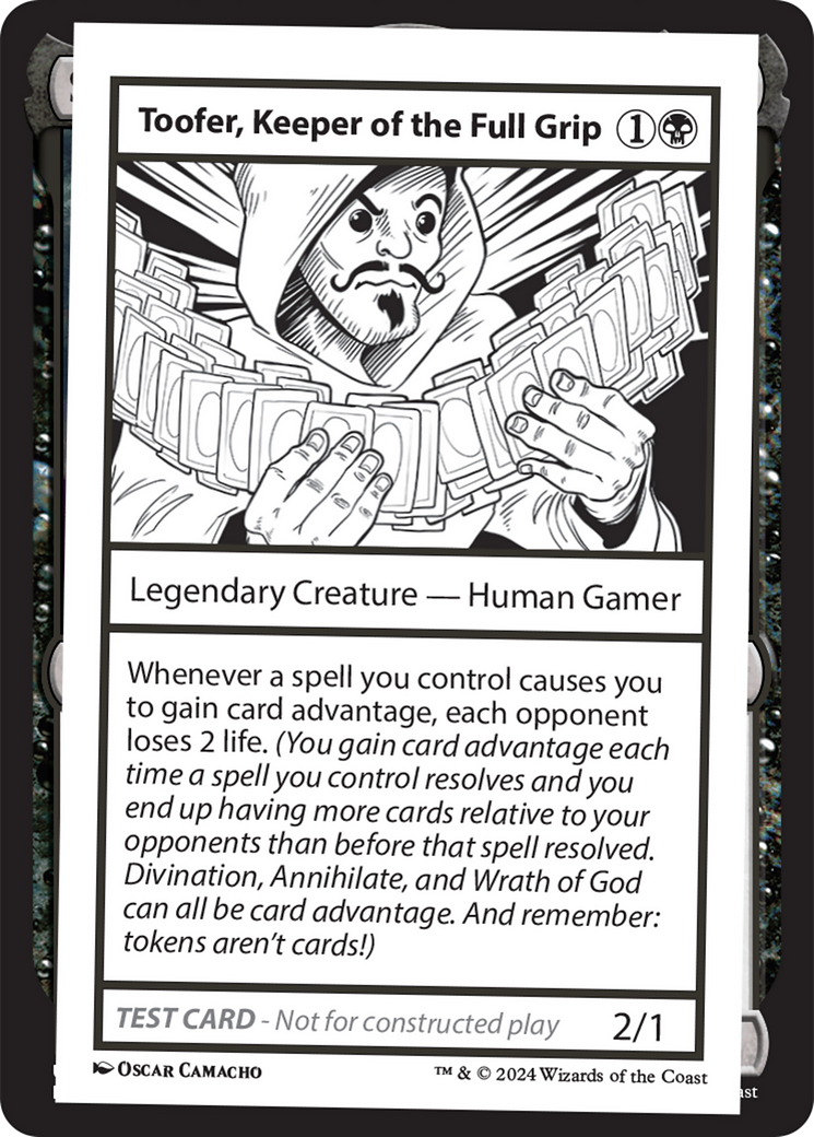 Toofer, Keeper of the Full Grip [Mystery Booster 2 Playtest Cards] | Kessel Run Games Inc. 