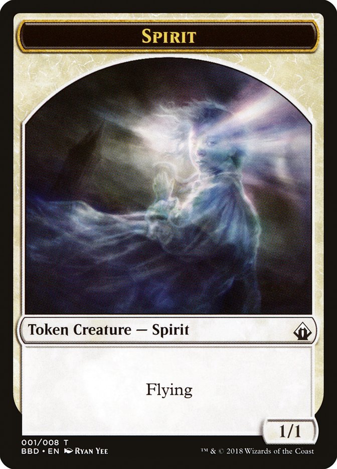 Spirit Token [Battlebond Tokens] | Kessel Run Games Inc. 