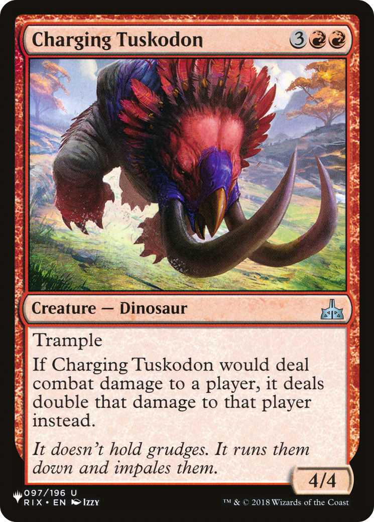 Charging Tuskodon [The List Reprints] | Kessel Run Games Inc. 