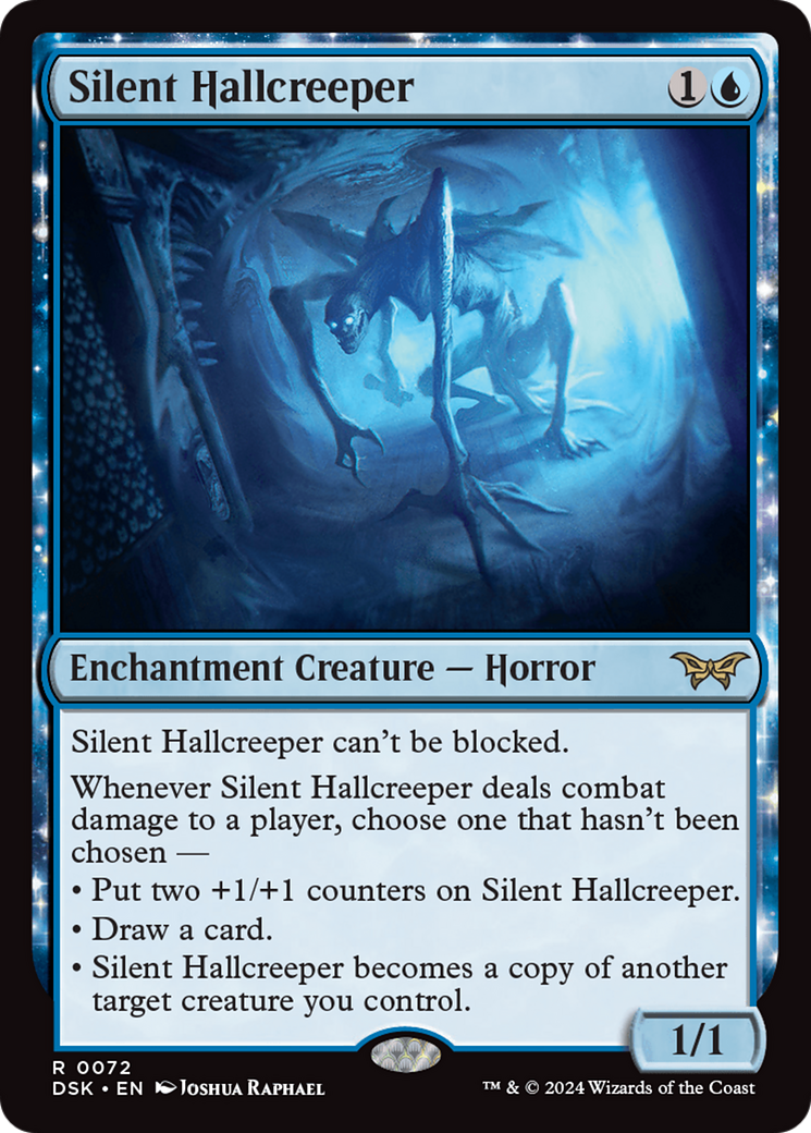 Silent Hallcreeper [Duskmourn: House of Horror] | Kessel Run Games Inc. 