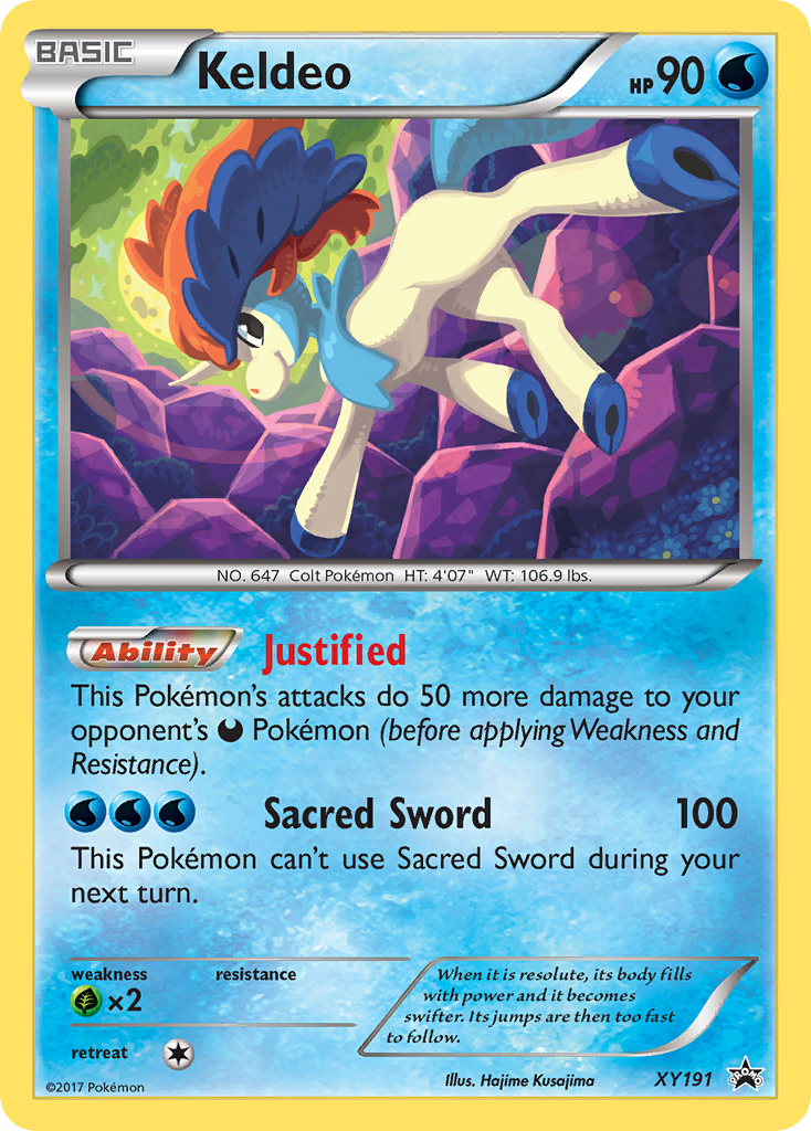 Keldeo (XY191) [XY: Black Star Promos] | Kessel Run Games Inc. 