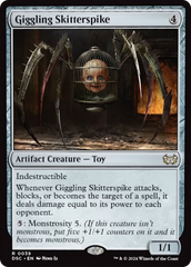 Giggling Skitterspike (Extended Art) [Duskmourn: House of Horror Commander] | Kessel Run Games Inc. 