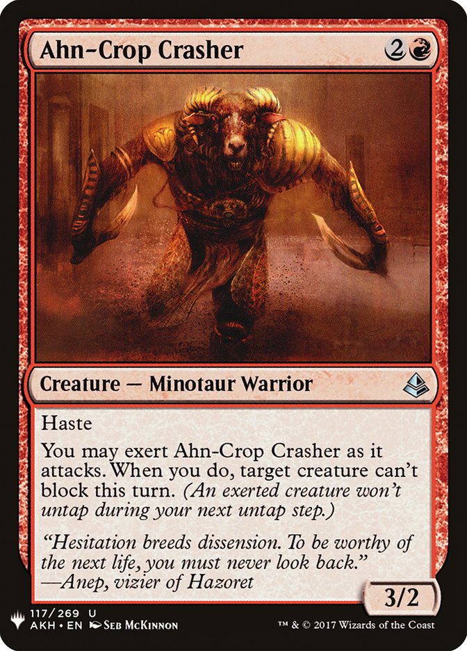 Ahn-Crop Crasher [Mystery Booster] | Kessel Run Games Inc. 