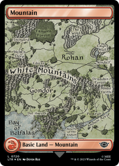 Mountain (720) (Surge Foil) [The Lord of the Rings: Tales of Middle-Earth] | Kessel Run Games Inc. 