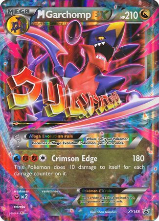 M Garchomp EX (XY168) (Jumbo Card) [XY: Black Star Promos] | Kessel Run Games Inc. 