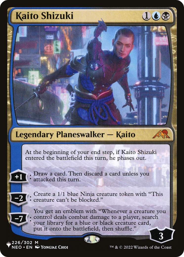 Kaito Shizuki [The List] | Kessel Run Games Inc. 