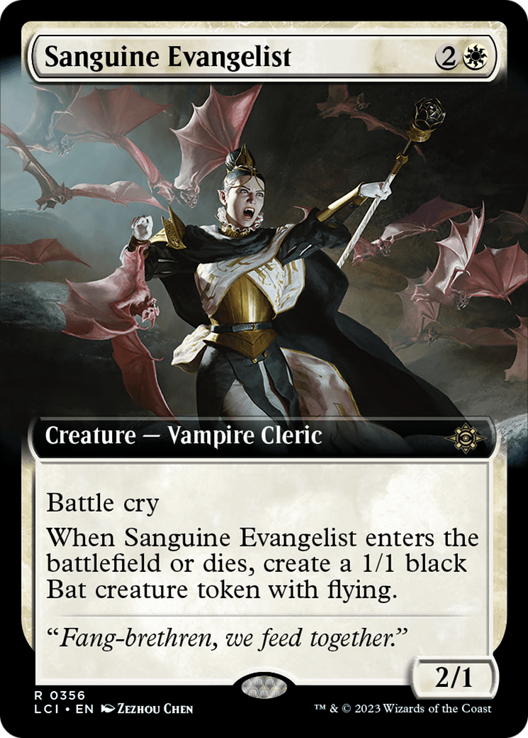 Sanguine Evangelist (Extended Art) [The Lost Caverns of Ixalan] | Kessel Run Games Inc. 