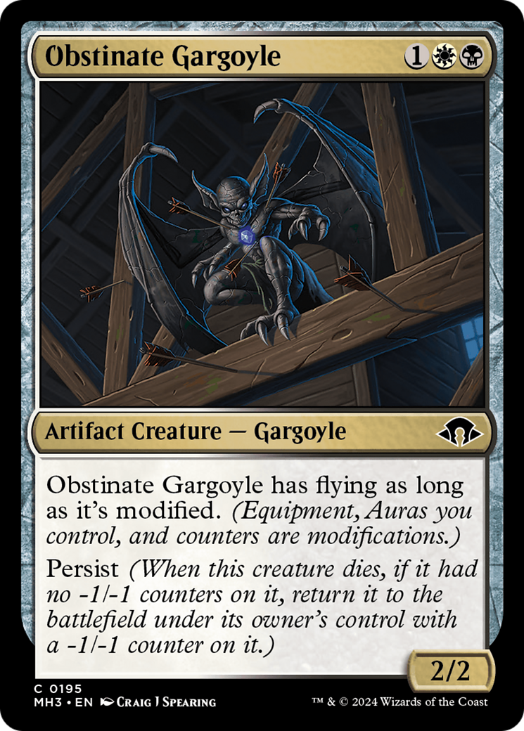 Obstinate Gargoyle [Modern Horizons 3] | Kessel Run Games Inc. 