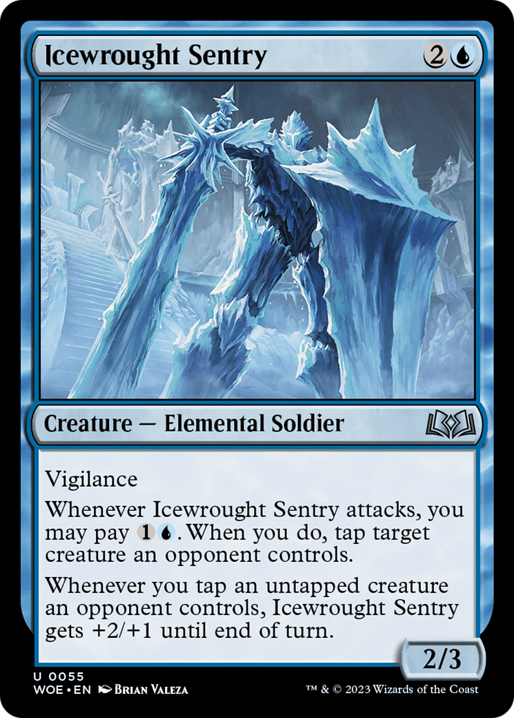 Icewrought Sentry [Wilds of Eldraine] | Kessel Run Games Inc. 