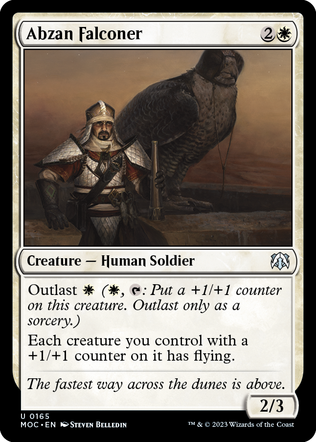 Abzan Falconer [March of the Machine Commander] | Kessel Run Games Inc. 