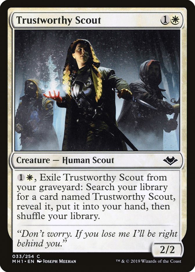 Trustworthy Scout [Modern Horizons] | Kessel Run Games Inc. 