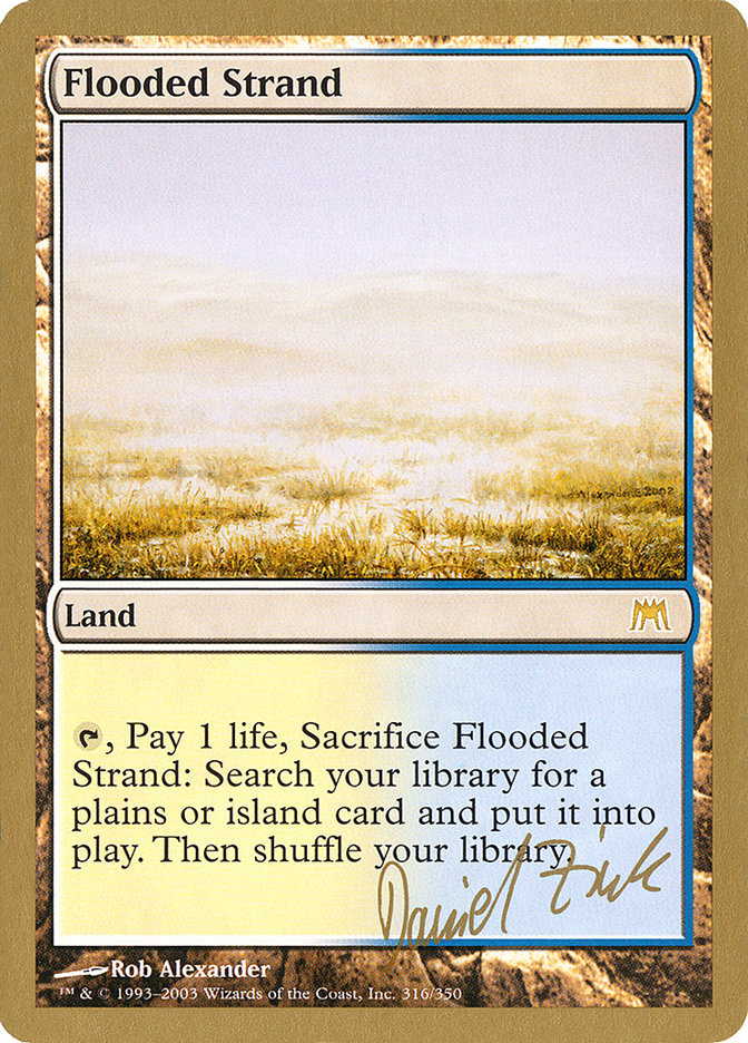 Flooded Strand (Daniel Zink) [World Championship Decks 2003] | Kessel Run Games Inc. 