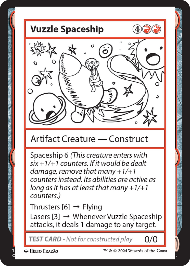 Vuzzle Spaceship [Mystery Booster 2 Playtest Cards] | Kessel Run Games Inc. 