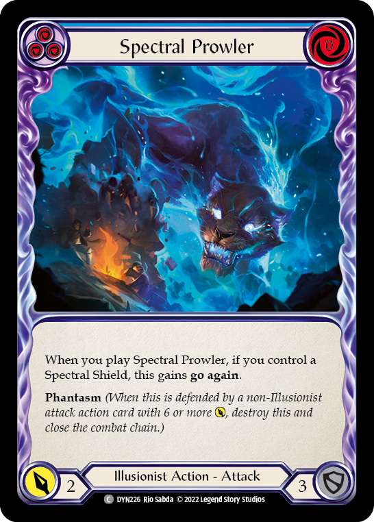 Spectral Prowler (Blue) [DYN226] (Dynasty) | Kessel Run Games Inc. 