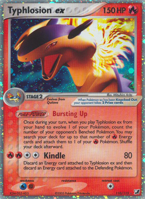 Typhlosion ex (110/115) [EX: Unseen Forces] | Kessel Run Games Inc. 