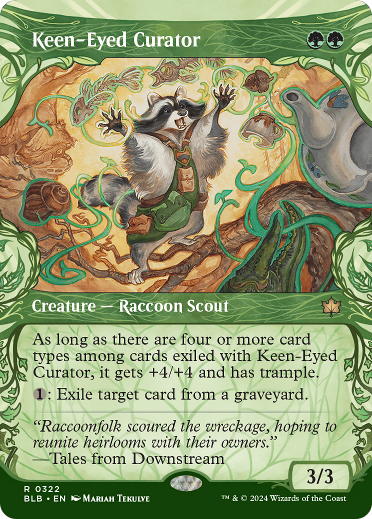 Keen-Eyed Curator (Showcase) [Bloomburrow] | Kessel Run Games Inc. 