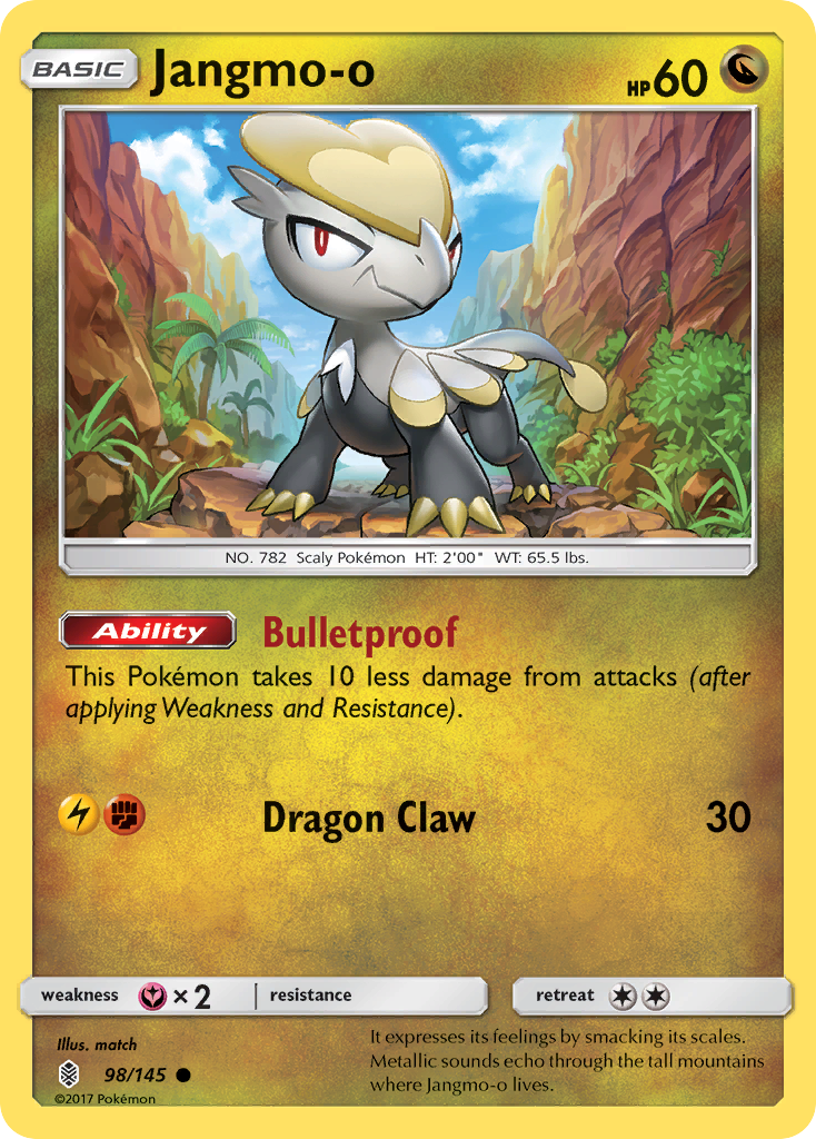 Jangmo-o (98/145) [Sun & Moon: Guardians Rising] | Kessel Run Games Inc. 