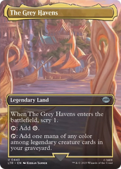 The Grey Havens (Borderless Alternate Art) [The Lord of the Rings: Tales of Middle-Earth] | Kessel Run Games Inc. 