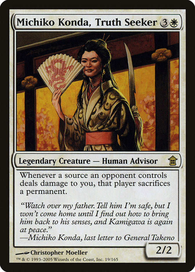 Michiko Konda, Truth Seeker [Saviors of Kamigawa] | Kessel Run Games Inc. 