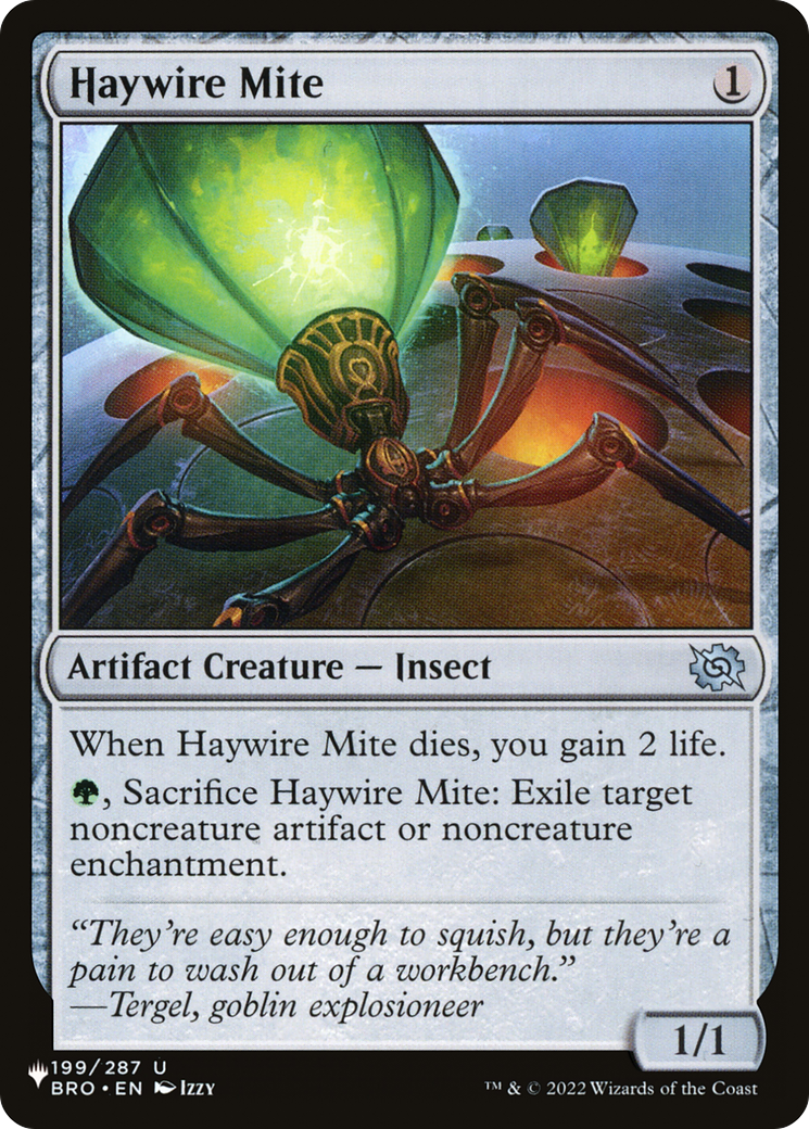 Haywire Mite [The List Reprints] | Kessel Run Games Inc. 