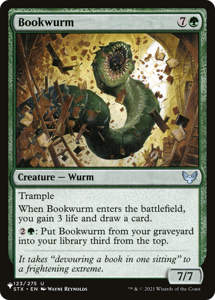 Bookwurm [The List Reprints] | Kessel Run Games Inc. 