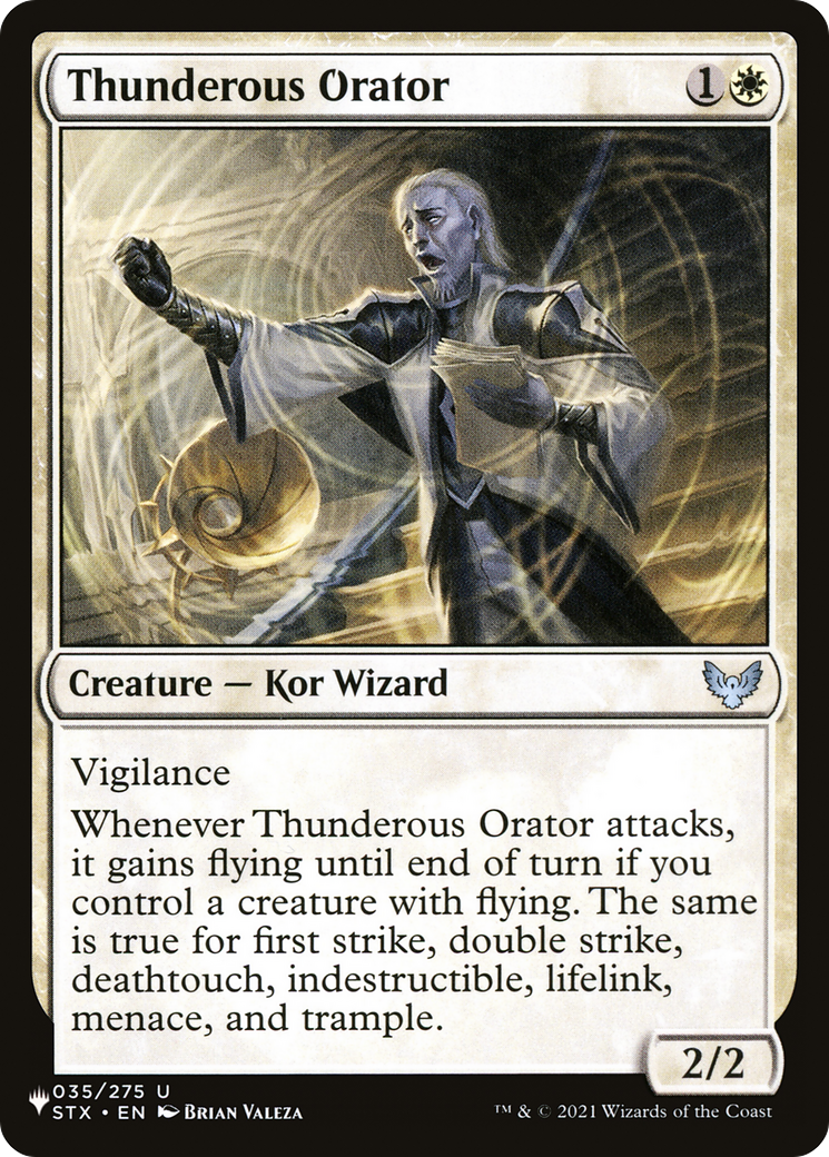 Thunderous Orator [The List Reprints] | Kessel Run Games Inc. 