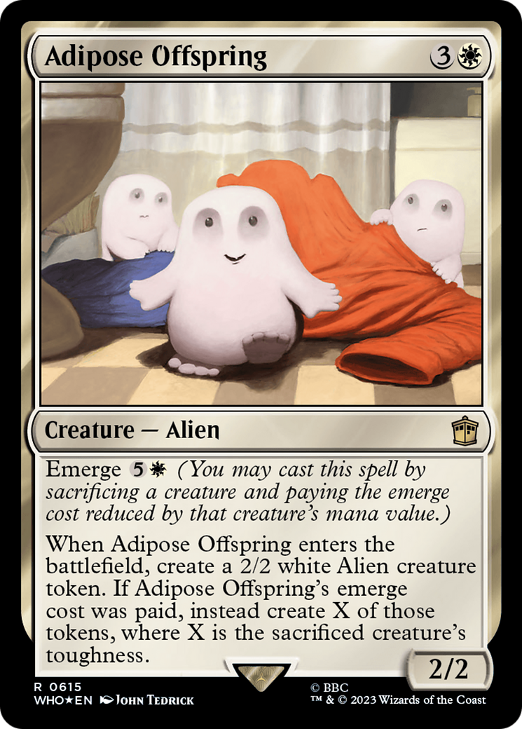 Adipose Offspring (Surge Foil) [Doctor Who] | Kessel Run Games Inc. 