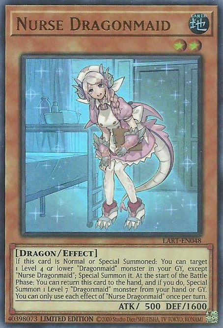 Nurse Dragonmaid [LART-EN048] Ultra Rare | Kessel Run Games Inc. 
