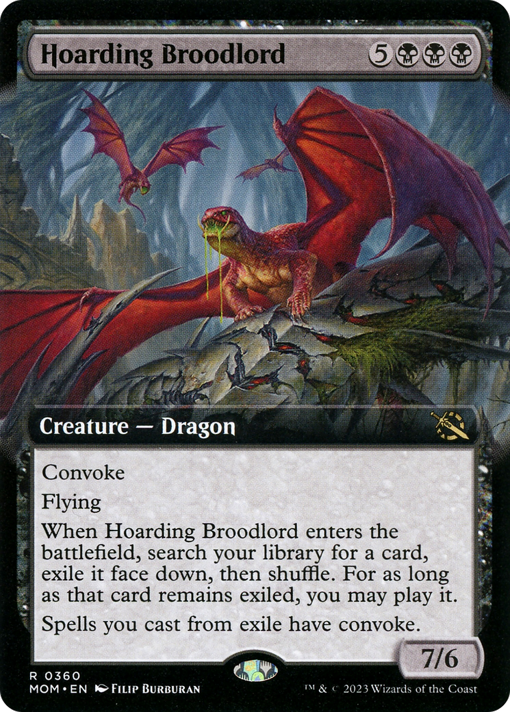 Hoarding Broodlord (Extended Art) [March of the Machine] | Kessel Run Games Inc. 