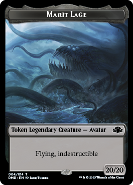 Elephant // Marit Lage Double-Sided Token [Dominaria Remastered Tokens] | Kessel Run Games Inc. 