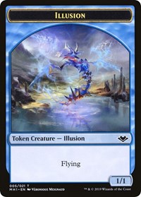 Illusion // Bear Double-Sided Token [Modern Horizons Tokens] | Kessel Run Games Inc. 