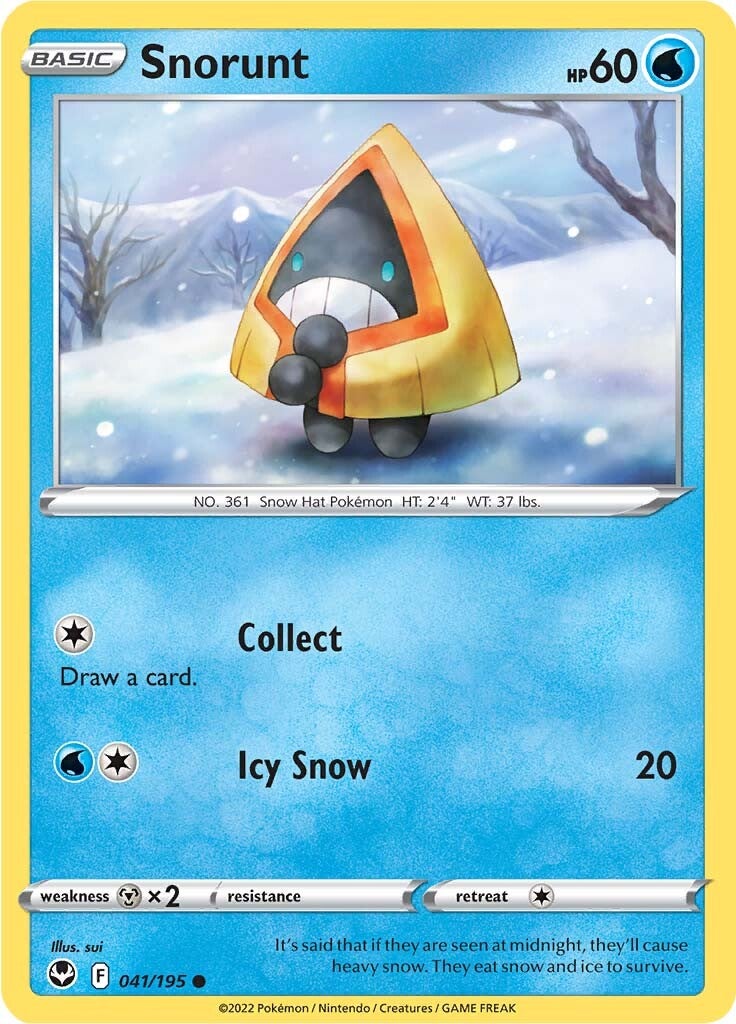 Snorunt (041/195) [Sword & Shield: Silver Tempest] | Kessel Run Games Inc. 