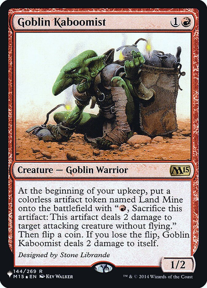 Goblin Kaboomist [Secret Lair: Heads I Win, Tails You Lose] | Kessel Run Games Inc. 