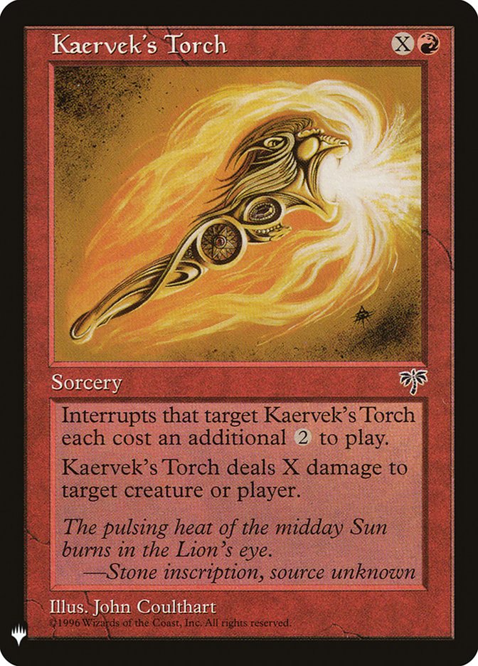 Kaervek's Torch [Mystery Booster] | Kessel Run Games Inc. 