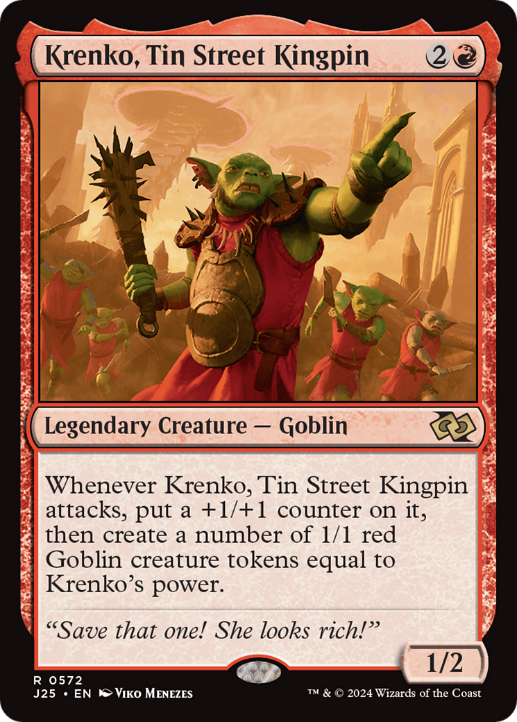 Krenko, Tin Street Kingpin [Foundations Jumpstart] | Kessel Run Games Inc. 