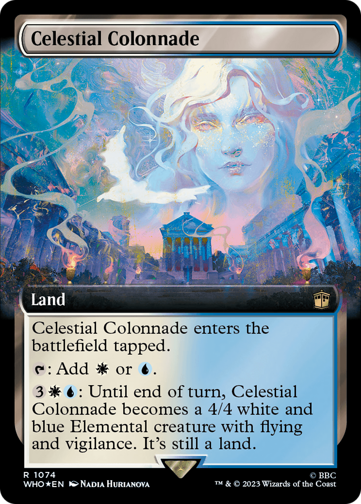 Celestial Colonnade (Extended Art) (Surge Foil) [Doctor Who] | Kessel Run Games Inc. 