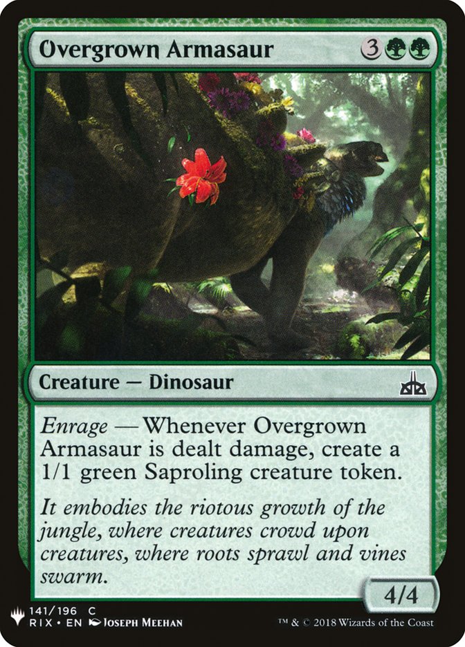 Overgrown Armasaur [Mystery Booster] | Kessel Run Games Inc. 